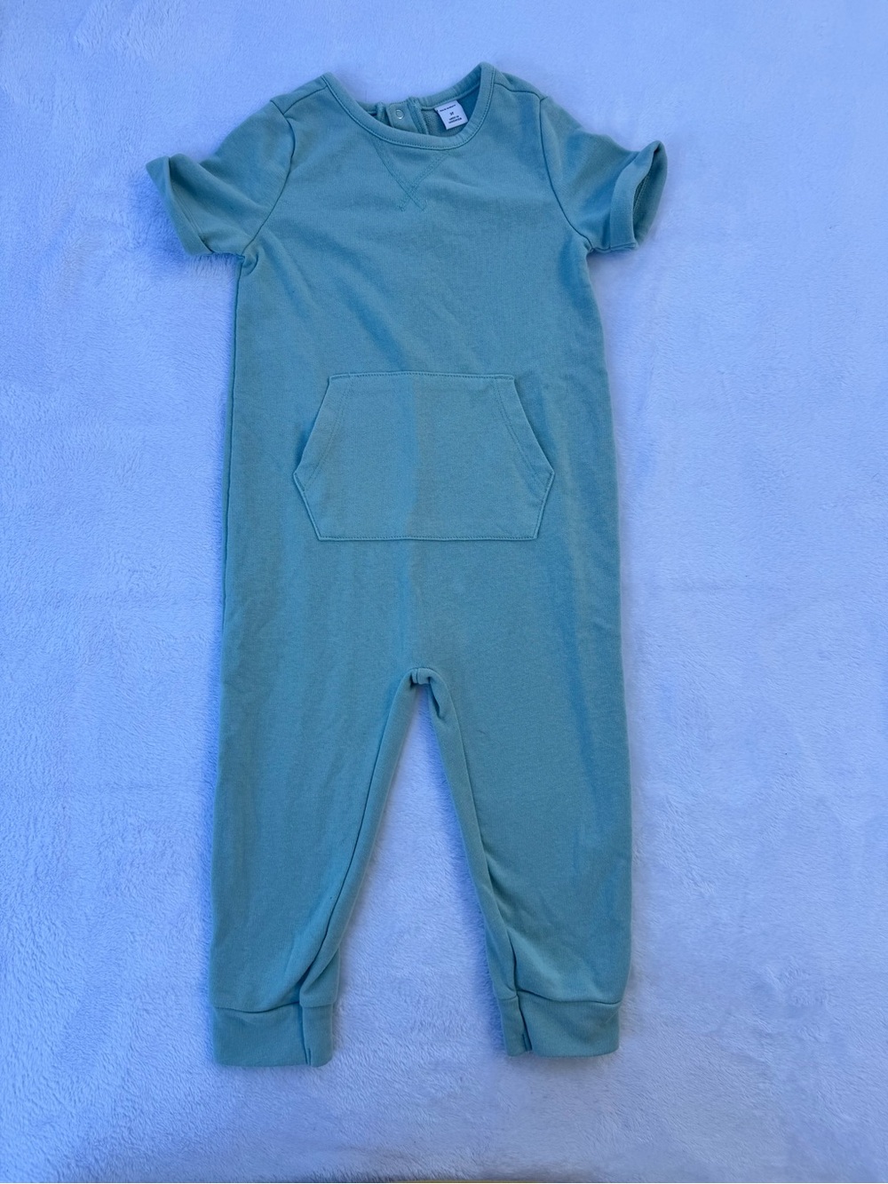 Old Navy One-Piece Short-Sleeve Romper in Teal